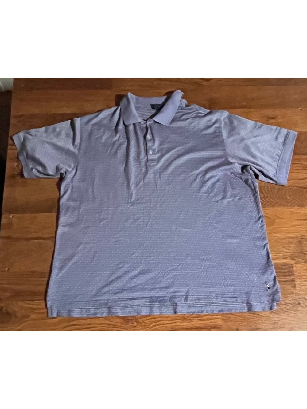 Bobby Jones Players Men's Polo Shirt XL Blue with Subtle Dot